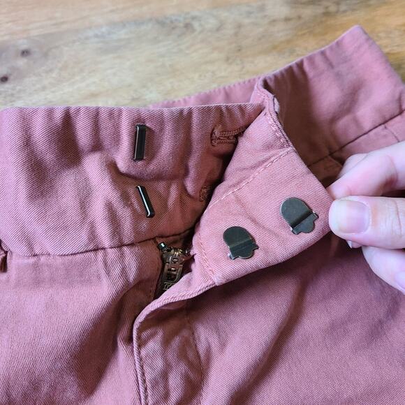 J Crew Andie Raw Hem Pants Skinny Size 00 24 - Picture 3 of 13